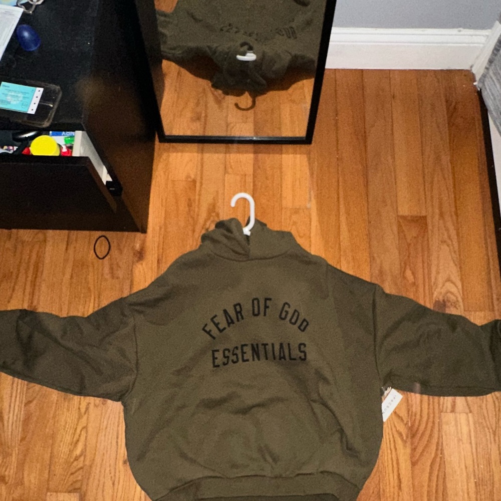 Essentials Olive Green Sweater